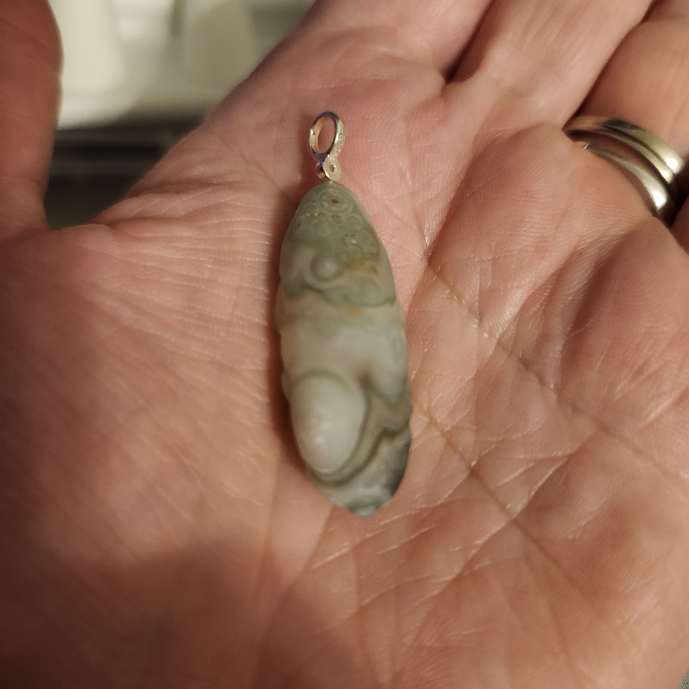 3pc GOBI AGATE 2 PENDANTS 1 RING